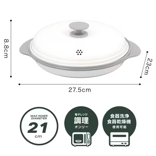 🍳【無油煙懶人神器】日本 CB JAPAN COPAN 微波爐專用多功能煎烤盤 —— 焦香微脆・一機多能的廚房神助手