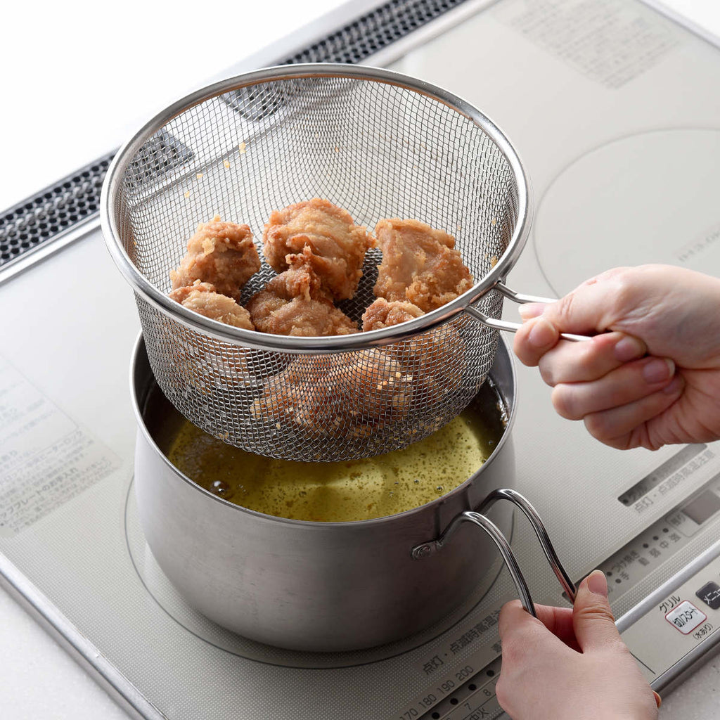 [Tsubame-Sanjo Craftsmanship] Ippin Monosou 18cm Stainless Steel 9-in-1 Multi-Pot Set | With Strainer & Glass Lid (IH & Gas Safe)