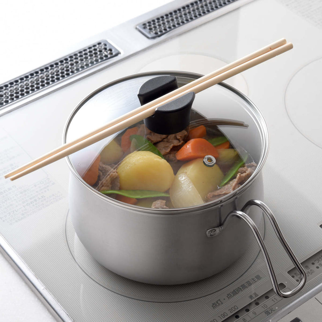 [Tsubame-Sanjo Craftsmanship] Ippin Monosou 18cm Stainless Steel 9-in-1 Multi-Pot Set | With Strainer & Glass Lid (IH & Gas Safe)