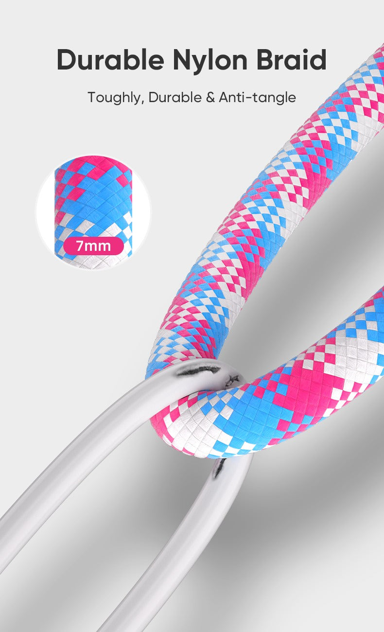 2-in-1 USB-C Lanyard Cable | 240W Fast Charging & Anti-Loss | 30cm