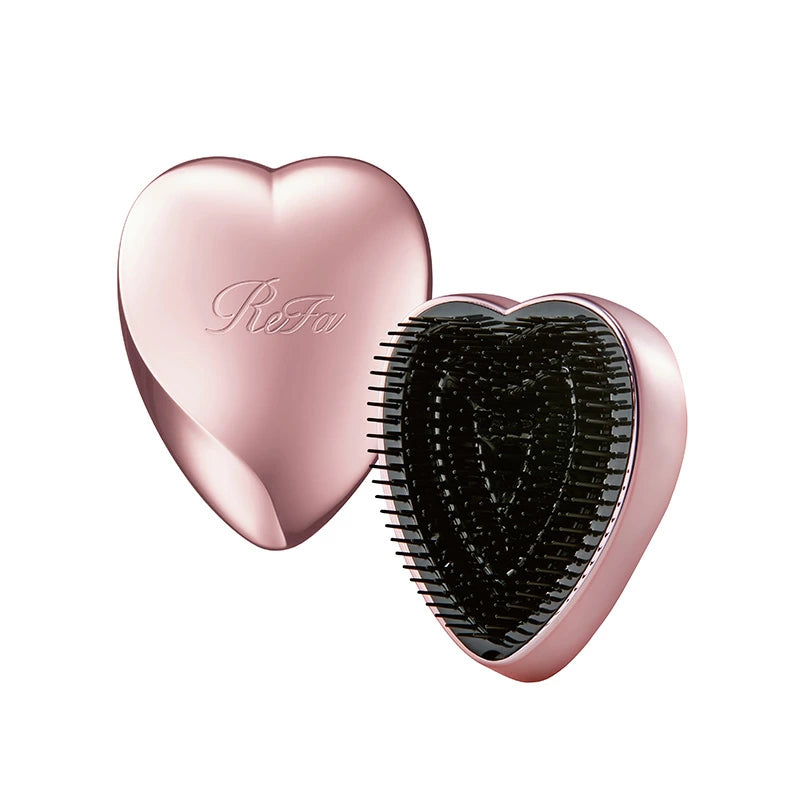 ReFa HEART BRUSH Hairbrush | 3-Tier Detangling & Polishing Technology