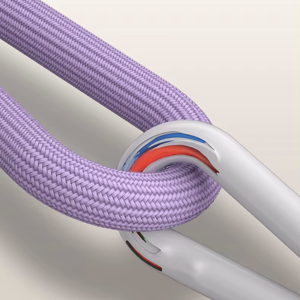 2-in-1 USB-C Lanyard Cable | 240W Fast Charging | 120cm Anti-Loss Strap