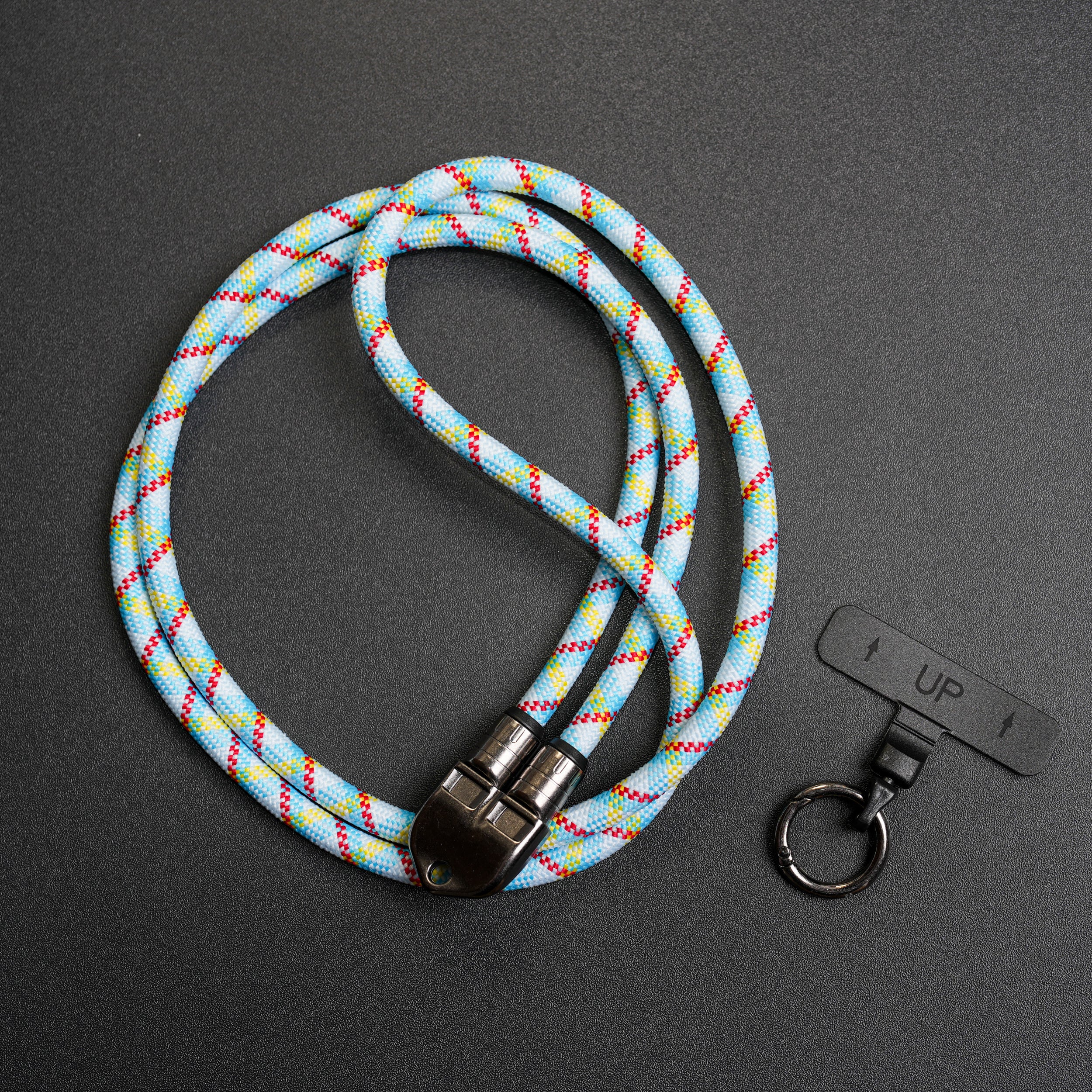 2-in-1 USB-C Lanyard Cable | 240W Fast Charging & Anti-Loss Phone Strap | 120cm