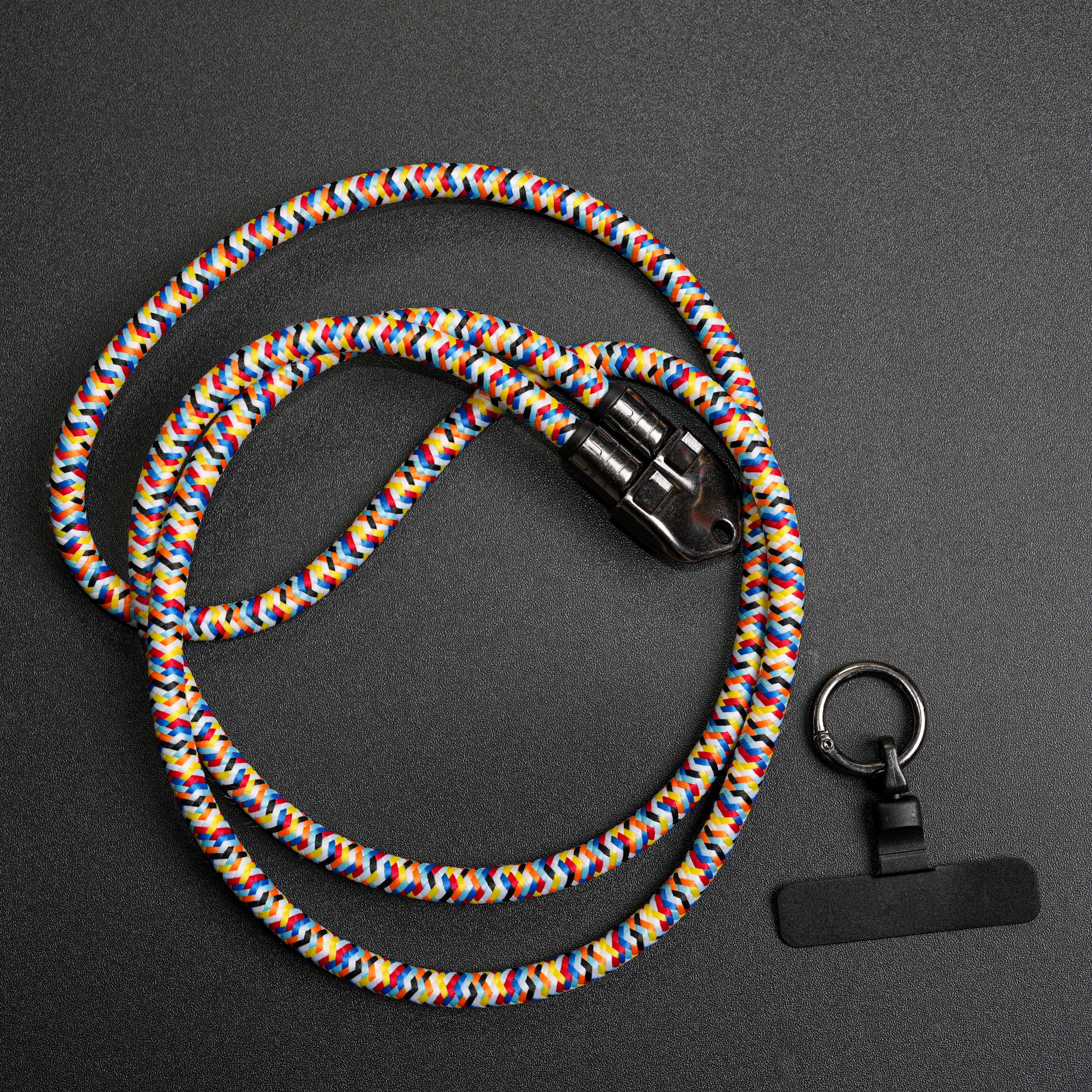2-in-1 USB-C Lanyard Cable | 240W Fast Charging & Anti-Loss Phone Strap | 120cm