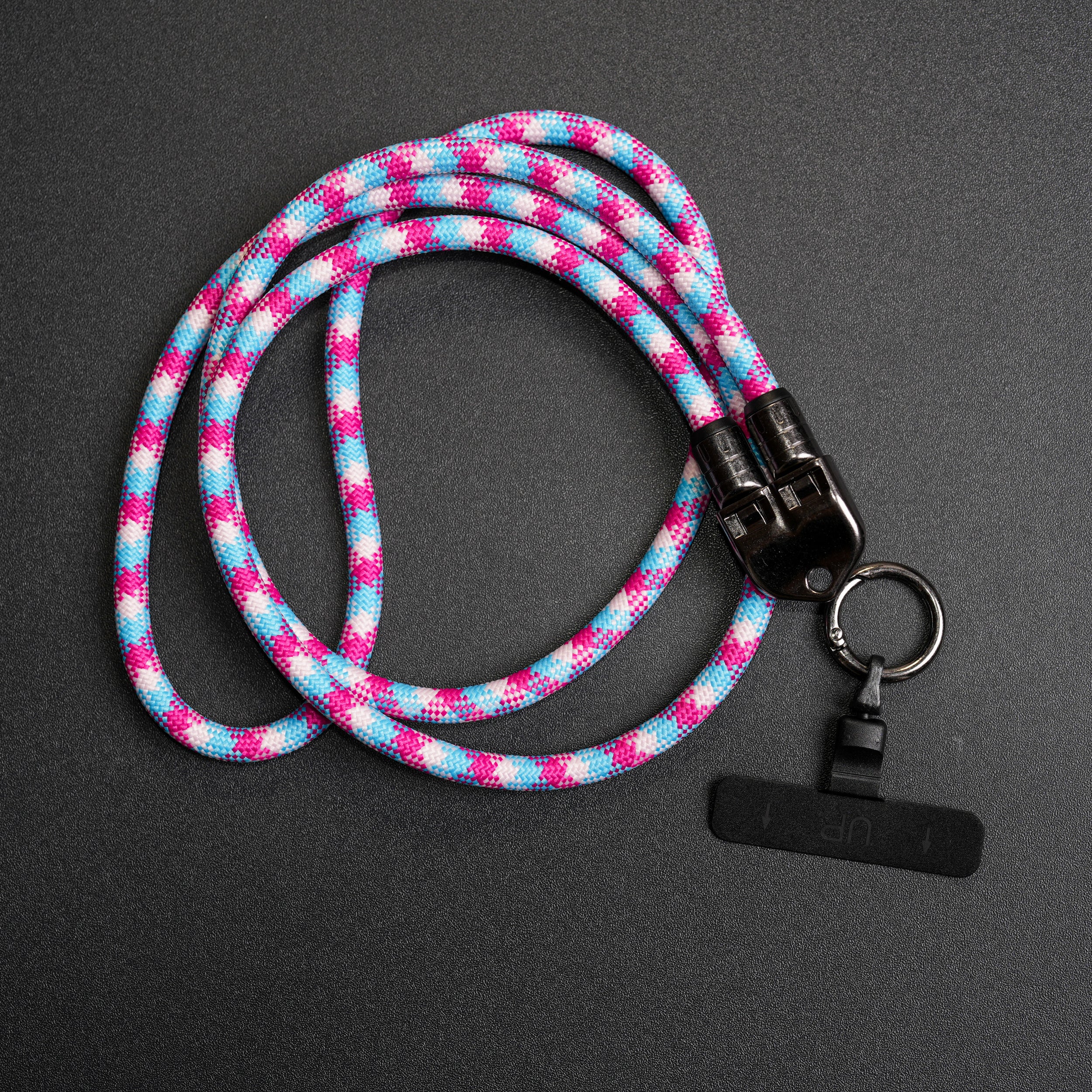 2-in-1 USB-C Lanyard Cable | 240W Fast Charging & Anti-Loss Phone Strap | 120cm
