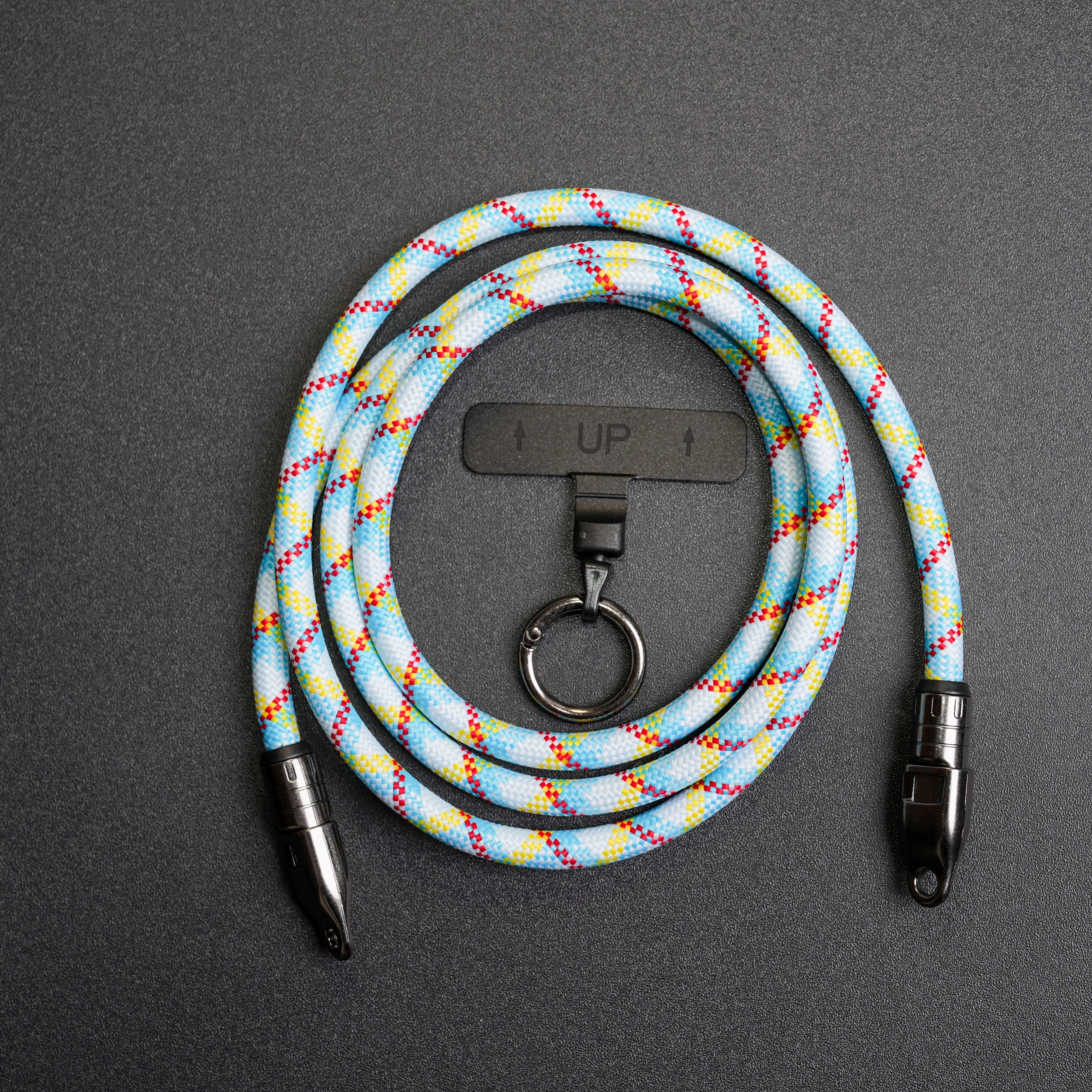2-in-1 USB-C Lanyard Cable | 240W Fast Charging & Anti-Loss Phone Strap | 120cm
