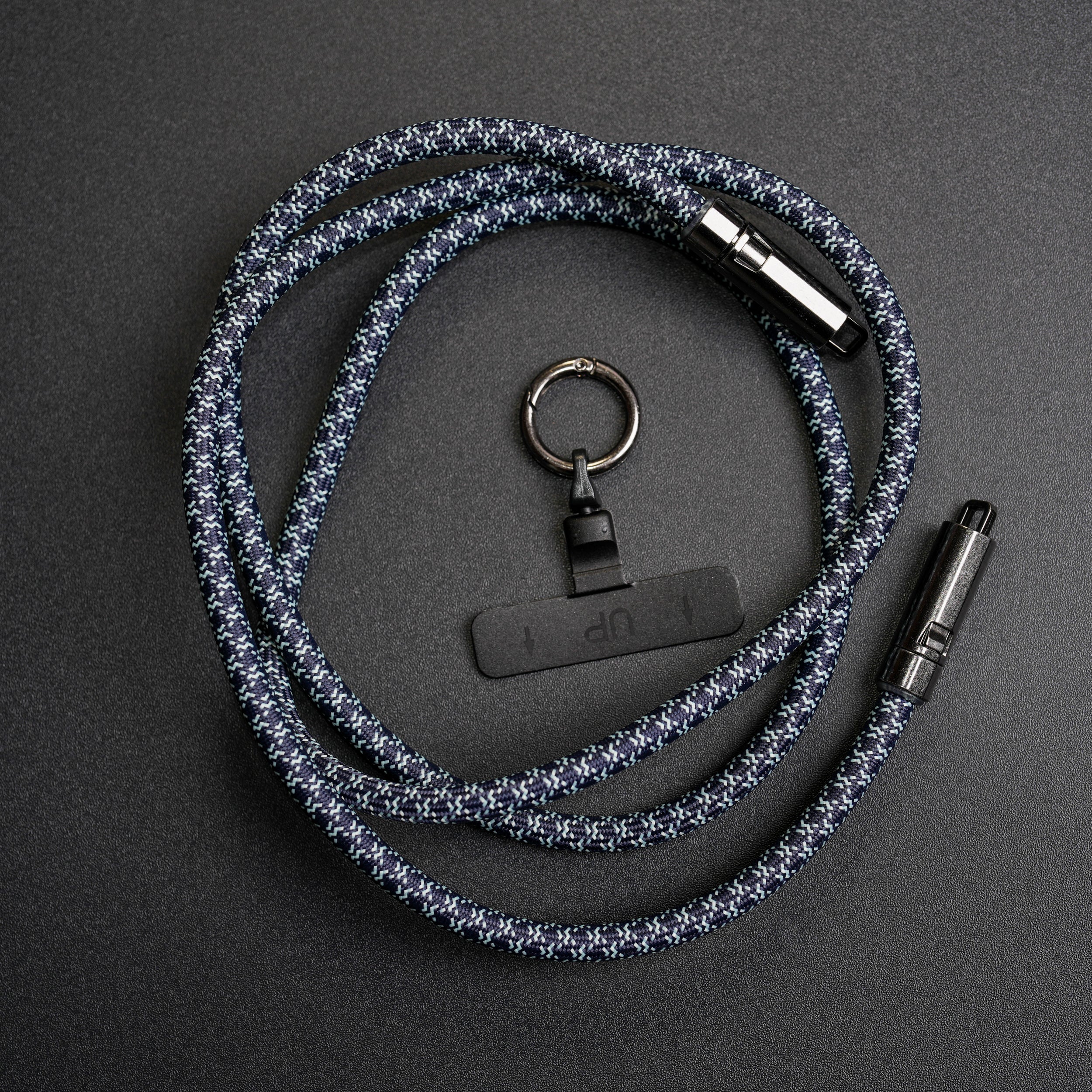 2-in-1 USB-C Lanyard Cable | 240W Fast Charging | Phone Strap Style C | 120cm