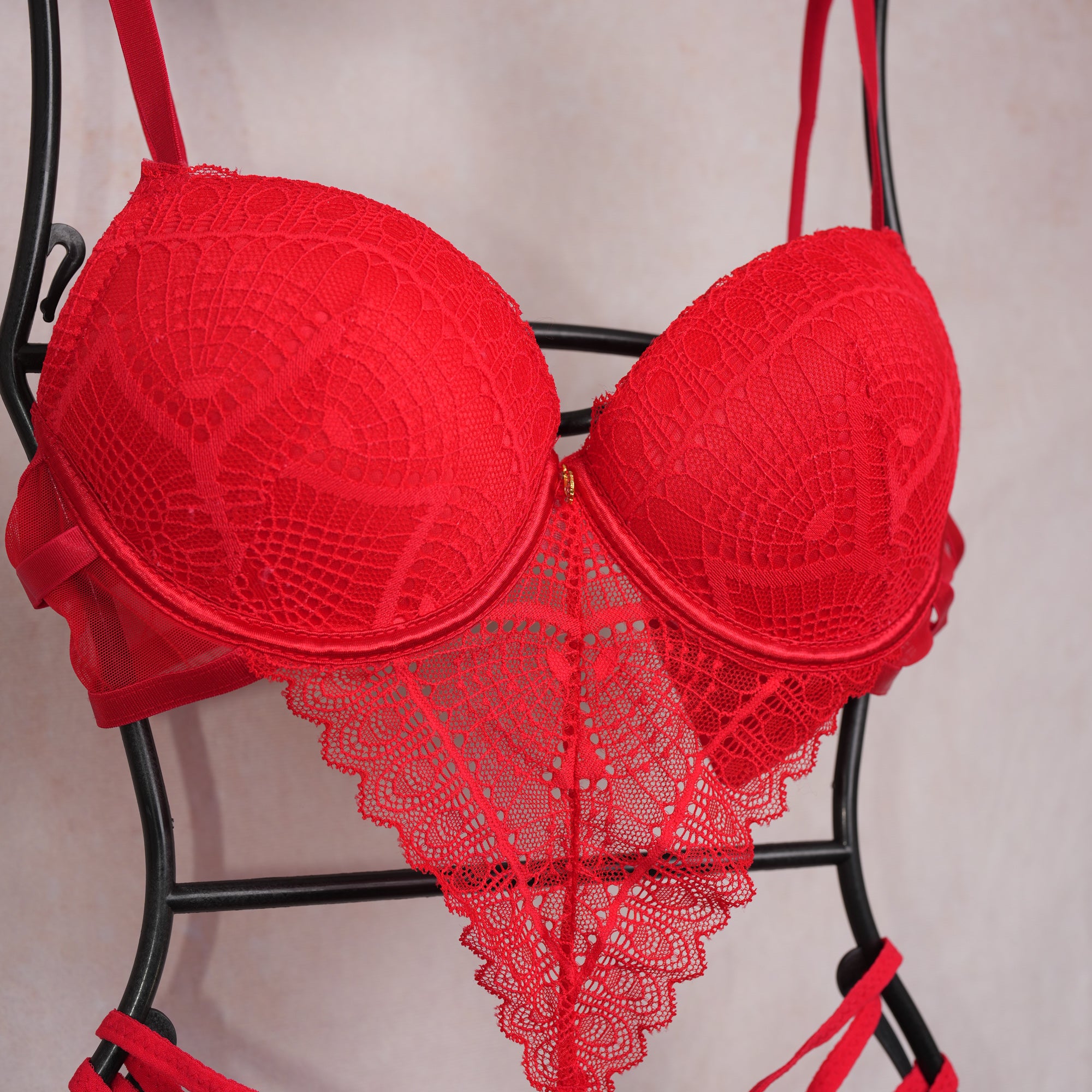 Women's Sexy Black Lace Bra – 34/75 B/C Cup