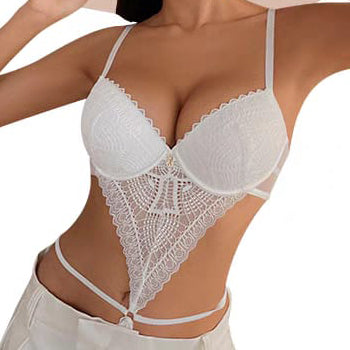 Women's Sexy Black Lace Bra – 34/75 B/C Cup