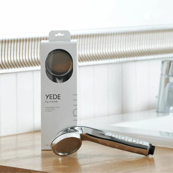 [Made in Japan] YEDE by marbb Micro-Nano Bubble Shower Head | Salon-Grade Deep Cleansing, Eco 50% Water Saving, Hair & Skin Care