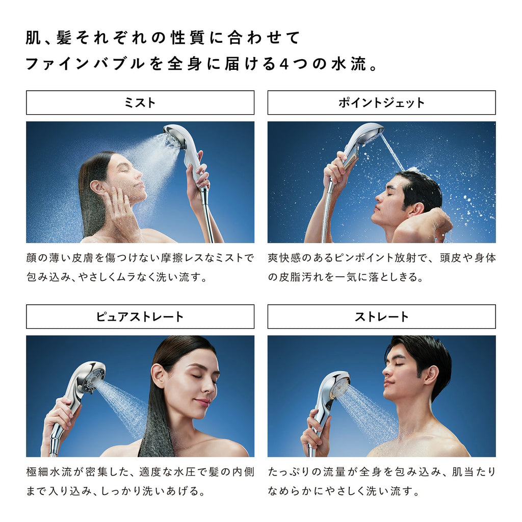 [Salon-Grade Skincare] ReFa FINE BUBBLE U / U+ Micro-Nano Bubble Shower Head | Deep Pore Cleansing, Skin Hydration Shield & Luxurious Shower Experience